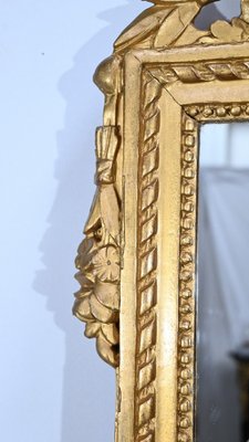 Louis XVI Style Gilt Wood Mirror, Early 19th Century-RVK-1701997