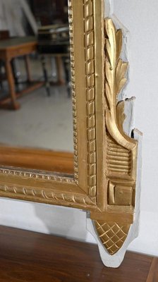 Louis XVI Style Golden Wood Mirror, Late 19th Century-RVK-1422864