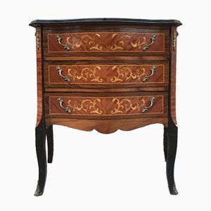 Louis XVI Style Kingwood and Marquetry Commode, 1950s-NOU-705894