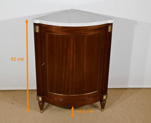 Louis XVI Style Mahogany Cabinet, 1950s-RVK-1394756