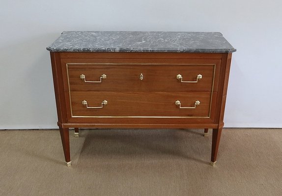 Louis XVI Style Mahogany Chest of Drawers, 19th-century-RVK-1142157