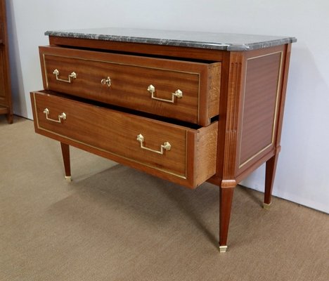 Louis XVI Style Mahogany Chest of Drawers, 19th-century-RVK-1142157