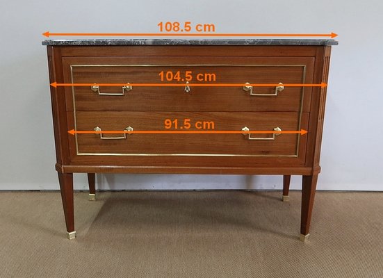 Louis XVI Style Mahogany Chest of Drawers, 19th-century-RVK-1142157