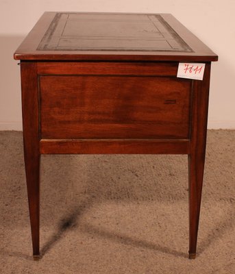 Louis XVI Style Mahogany Desk-HPU-1807890