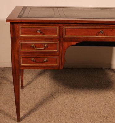 Louis XVI Style Mahogany Desk-HPU-1807890