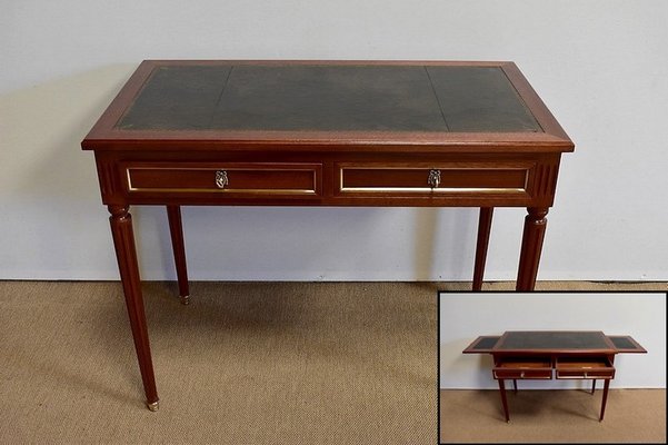 Louis XVI Style Mahogany Desk, 20th Century-RVK-1010038