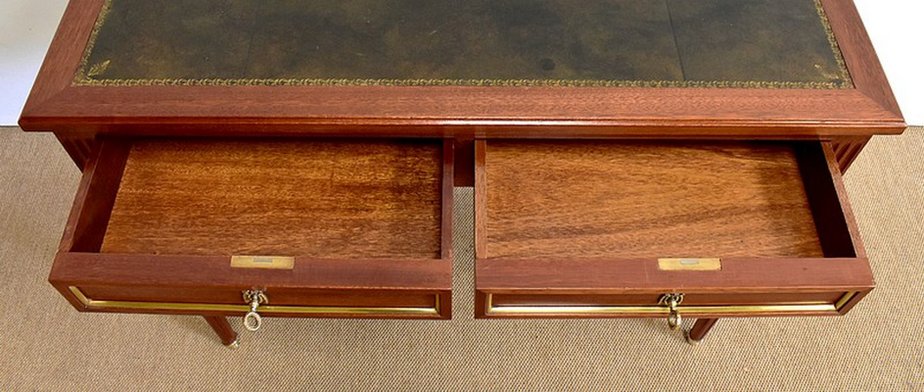 Louis XVI Style Mahogany Desk, 20th Century-RVK-1010038