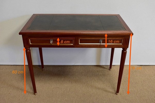 Louis XVI Style Mahogany Desk, 20th Century-RVK-1010038