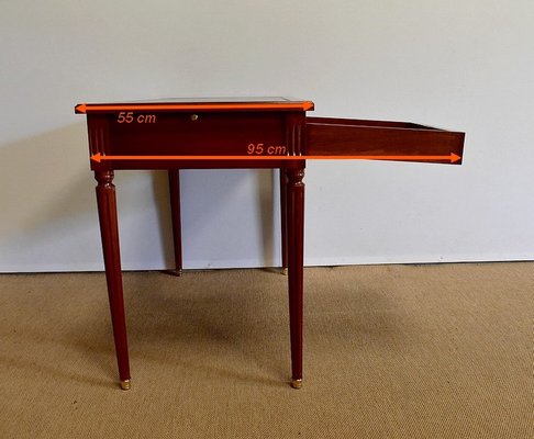 Louis XVI Style Mahogany Desk, 20th Century-RVK-1010038