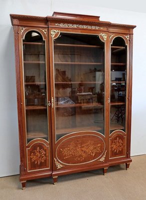 Louis XVI Style Mahogany Library, Late 19th-Century-RVK-1263560