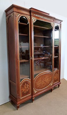 Louis XVI Style Mahogany Library, Late 19th-Century-RVK-1263560