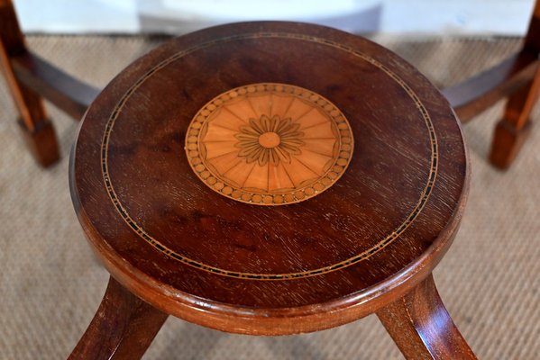 Louis XVI Style Mahogany Tea Table, 1910s-RVK-1453716