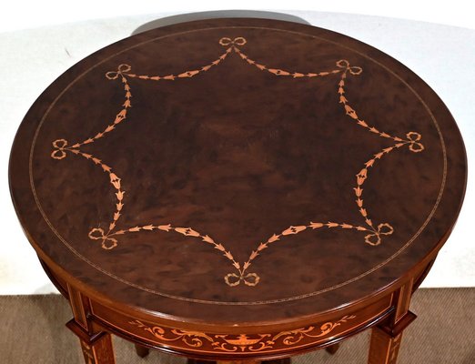 Louis XVI Style Mahogany Tea Table, 1910s-RVK-1453716