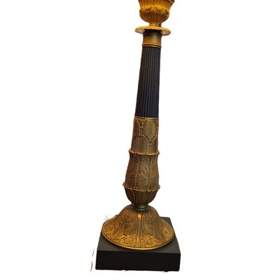 Louis XVI Style Metal & Gilt Bronze Table Lamp-TCS-1359925