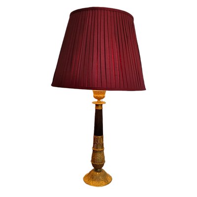 Louis XVI Style Metal & Gilt Bronze Table Lamp-TCS-1359925