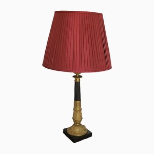 Louis XVI Style Metal & Gilt Bronze Table Lamp-TCS-1359925