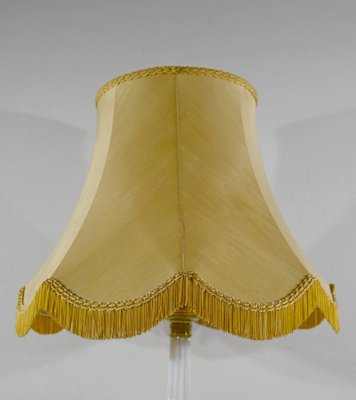 Louis XVI Style Opaline and Bronze Table Lamp, 1950s-RVK-1421535