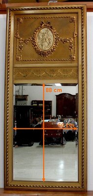 Louis XVI Style Pier Mirror, 1900s-RVK-944896