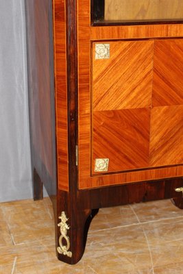 Louis XVI Style Showcase in Marquetry, Late 19th Century-BCR-1133115