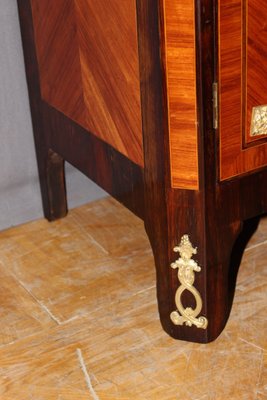 Louis XVI Style Showcase in Marquetry, Late 19th Century-BCR-1133115