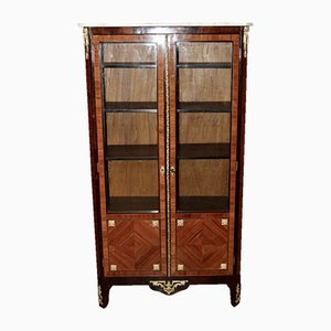 Louis XVI Style Showcase in Marquetry, Late 19th Century-BCR-1133115