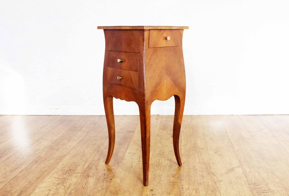 Louis XVI Style Side Cabinet in Walnut-BQF-1033518