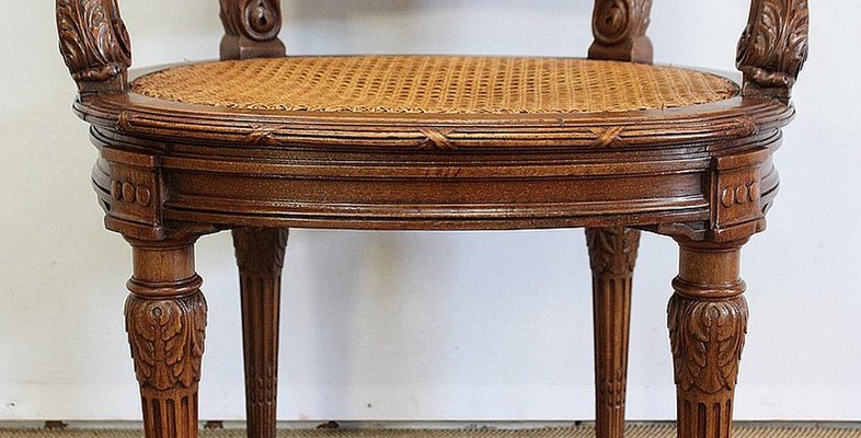 Louis XVI Style Solid Mahogany Chair, 1900s-RVK-1000002