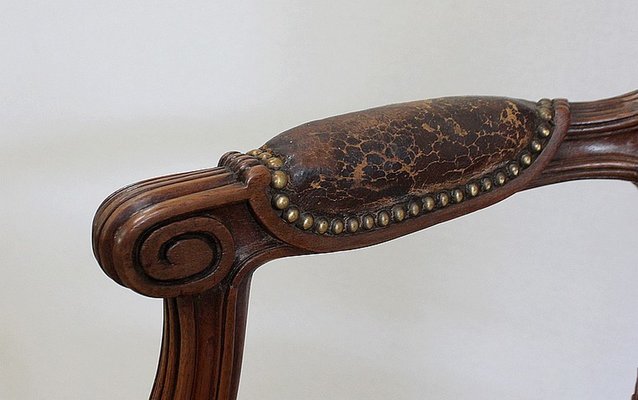 Louis XVI Style Solid Mahogany Chair, 1900s-RVK-1000002