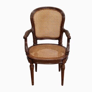 Louis XVI Style Solid Mahogany Chair, 1900s-RVK-1000002