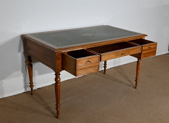 Louis XVI Style Solid Walnut Desk, 1920-RVK-1406412