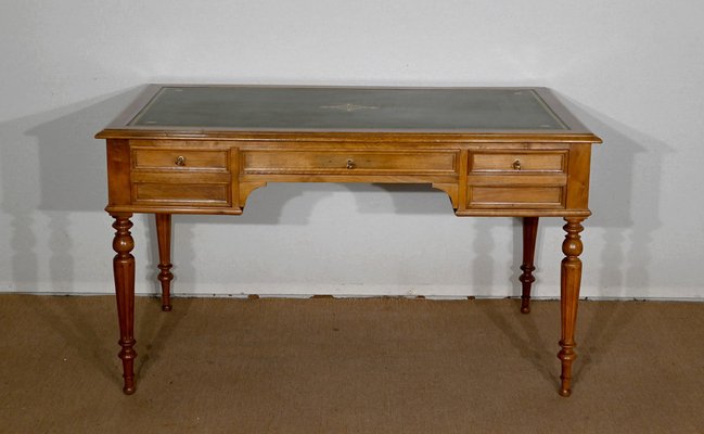 Louis XVI Style Solid Walnut Desk, 1920-RVK-1406412