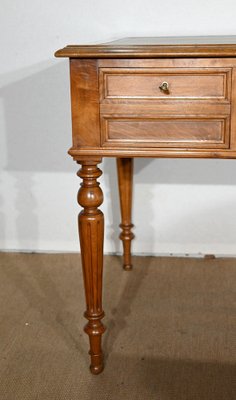 Louis XVI Style Solid Walnut Desk, 1920-RVK-1406412