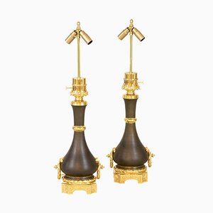 Louis XVI Style Table Lamps by Maison Gagneau, 1880s, Set of 2-CEJ-668684