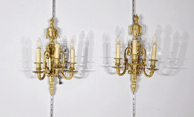 Louis XVI Style Wall Lamps, Set of 2-RVK-1770376