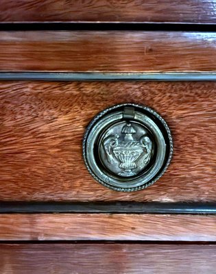 Louis Xvi Style Wooden Chest of Drawers with Four Drawers and Shaped Marble Top, 1910-QRS-2019805