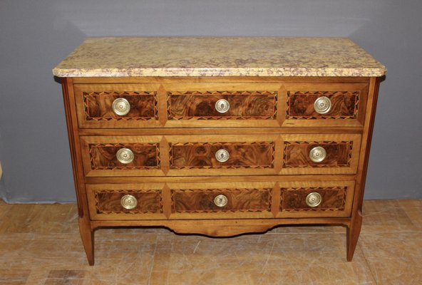 Louis XVI Walnut and Marquetry Dresser, 1780s-BCR-1309597