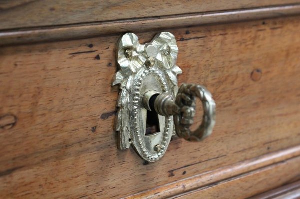 Louis XVI Walnut Chest of Drawers, Late 1700s-RVK-857793