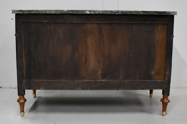 Louis XVI Walnut Chest of Drawers, Late 1700s-RVK-857793