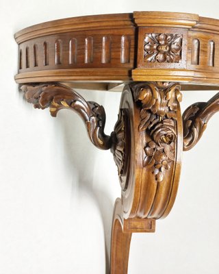 Louis XVI Walnut Console, 1880s-AWH-1411032