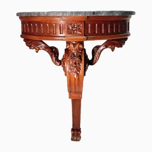 Louis XVI Walnut Console, 1880s-AWH-1411032