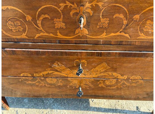 Louis XVI Walnut Inlaid Commode-LAM-1766305