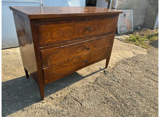 Louis XVI Walnut Inlaid Commode-LAM-1766305