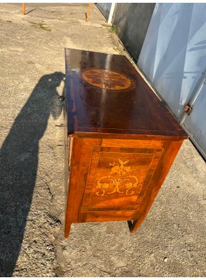 Louis XVI Walnut Inlaid Commode-LAM-1766305