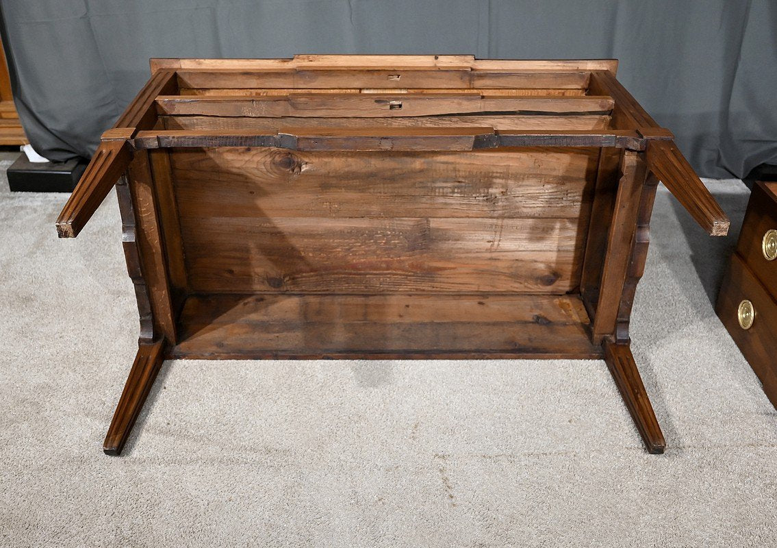 Louis XVI Walnut Sauteuse Commode, Late 18th Century