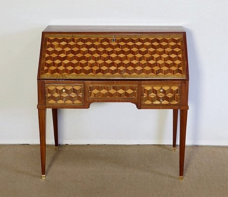 Louis XVI Walnut Slope Secretary-RVK-1118449