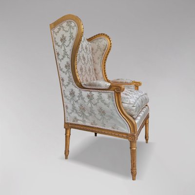 Louis XVI Wing Chair-LXX-2017430