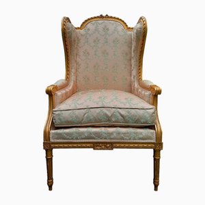 Louis XVI Wing Chair-LXX-2017430