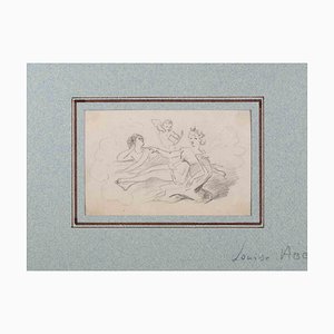 Louise Abbema, Venus and Cupid, Original Drawing, 1927-ZCI-1255929