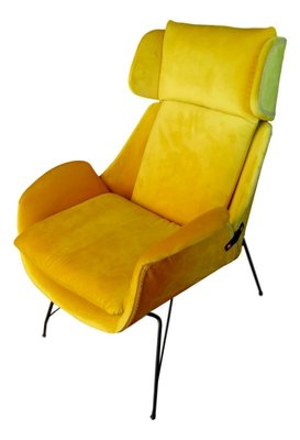 Lounge Chair by Augusto Bozzi for Saporiti Italia, 1950s-FIP-777133