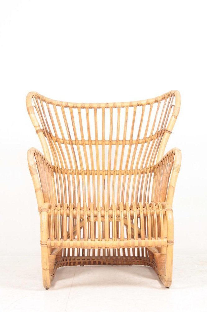 Lounge Chair in Bamboo by Tove and Edvard Kindt-Larsen